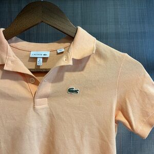 Lacoste Kids' Peach Polo Shirt